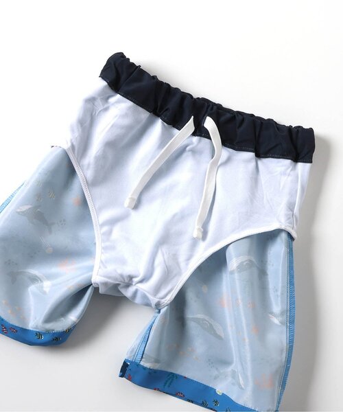 apres les cours(アプレレクール)の「【UVカット】サファリカー・海モチーフ・ヨット柄トランクス水着(水着・キッズ・グリーン/ネイビー/イエロー・80/90/100/110/120/130)」の21枚目の写真