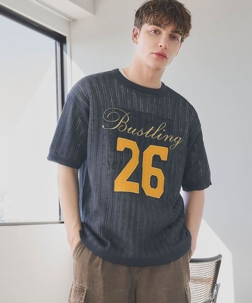 UNISEX》ナンバーシシュウニット（ニット/セーター）｜PBLIM