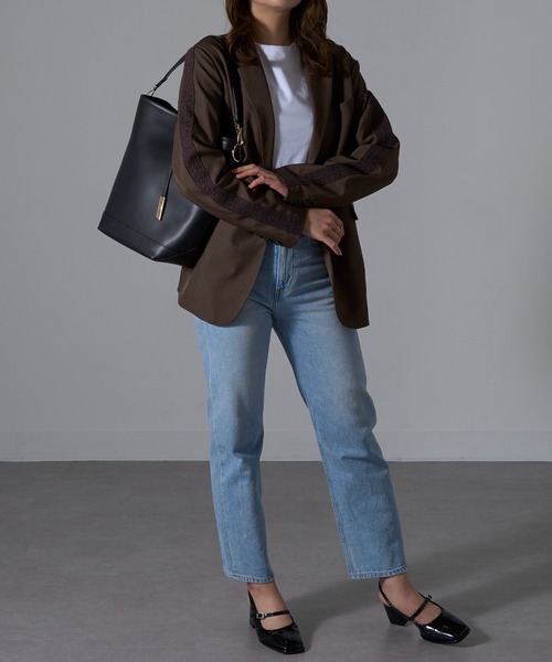 INNUE（イヌエ）の「【INNUE】2way ワンハンドルトートバッグ ショルダーバッグ 本革 D382（ショルダーバッグ・レディース・ブラック/ベージュ/キャメル・FREE）」の13枚目の写真