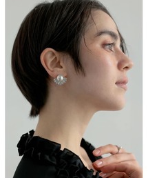 [2025SS COLLECTION][MEISM by Re:EDIT]ワンフェイクパールデザインピアス[返品交換不可]