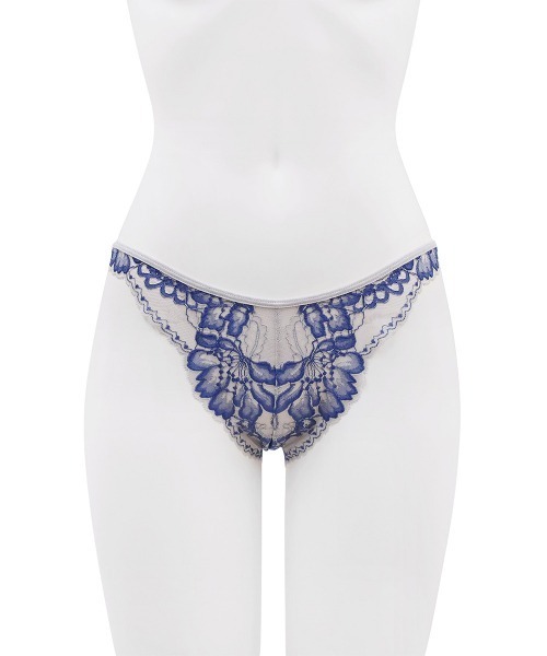 ANNEBRA(アンブラ)の「Femininity レースショーツ(ショーツ・レディース・グレイッシュベージュ/ホワイト・XL/L/M)」の6枚目の写真