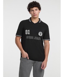 GUESS JEANS Ss Cn Reg Soccer Polo ポロシャツ