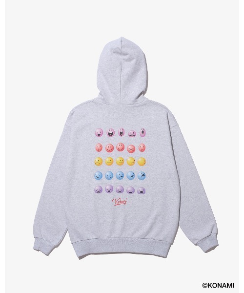 KEBOZ(ケボズ)の「PAWAPURO × KEBOZ CHOSHI SWEAT HOODIE(パーカー・メンズ・グレー/ブラック/ピンク・2XL/M/L)」の3枚目の写真