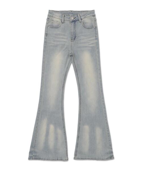 dispark(ディスパーク)の「DISPARK/ブラストストフレアデニムパンツ(デニムパンツ・レディース・ダークインディゴブルー/ライトインディゴブルー・MEDIUM/SMALL)」の11枚目の写真