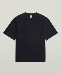 G-STAR | ACID WASH BOXY T-SHIRT/ヴィンテージ加工ボクシーフィットオーバーサイズTシャツ(Tシャツ/カットソー)