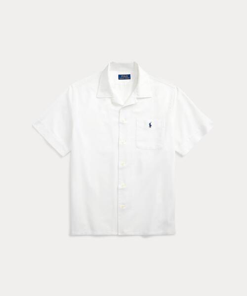 POLO RALPH LAUREN(ポロ ラルフ ローレン)の「クラシック フィット オックスフォード キャンプ シャツ(シャツ/ブラウス・メンズ・ホワイト・S/M/L/XXL/XL/XS)」の2枚目の写真