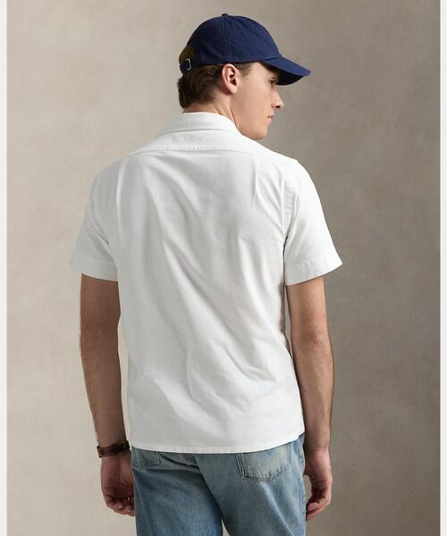POLO RALPH LAUREN(ポロ ラルフ ローレン)の「クラシック フィット オックスフォード キャンプ シャツ(シャツ/ブラウス・メンズ・ホワイト・S/M/L/XXL/XL/XS)」の4枚目の写真