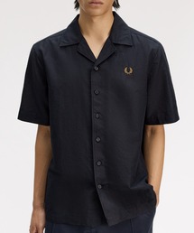 Linen Blend Revere Collar Shirt/リネンブレンドオープンカラーシャツ
