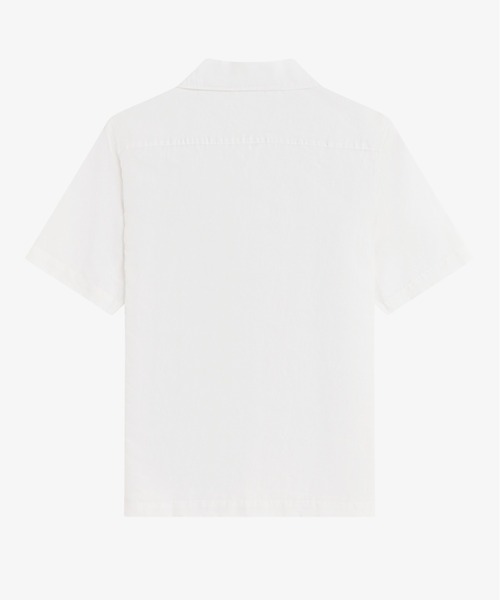 FRED PERRY(フレッドペリー)の「Linen Blend Revere Collar Shirt/リネンブレンドオープンカラーシャツ(シャツ/ブラウス・メンズ・ライトベージュ/ブルー/ネイビー/ブラック/ホワイト・S/M/L)」の17枚目の写真
