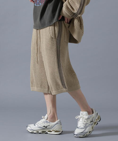 DANKE SCHON(ダンケシェーン)の「DankeSchon/ダンケシェーン/MESHKNIT SHORTS(その他パンツ・レディース・ブラック/ベージュ・M/L)」の2枚目の写真