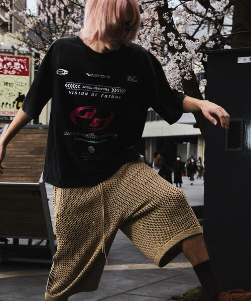 DANKE SCHON(ダンケシェーン)の「DankeSchon/ダンケシェーン/MESHKNIT SHORTS(その他パンツ・レディース・ブラック/ベージュ・M/L)」の12枚目の写真