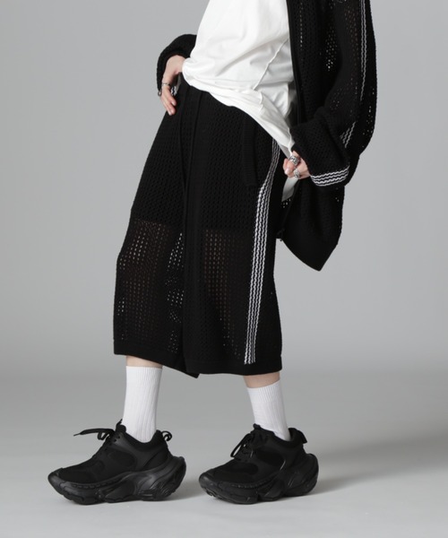 DANKE SCHON(ダンケシェーン)の「DankeSchon/ダンケシェーン/MESHKNIT SHORTS(その他パンツ・レディース・ブラック/ベージュ・M/L)」の1枚目の写真