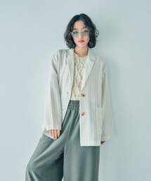 LEPSIM | ストライプジャケットライクシャツ　289445(シャツ/ブラウス)