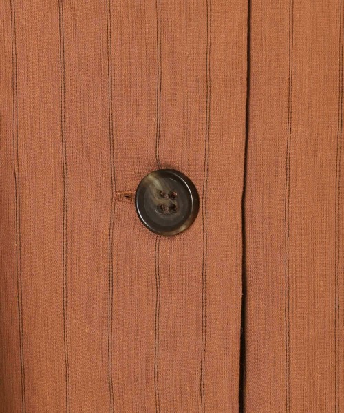 LEPSIM(レプシィム)の「ストライプジャケットライクシャツ 289445(シャツ/ブラウス・レディース・アイボリー/ブラウン・FREE)」の21枚目の写真