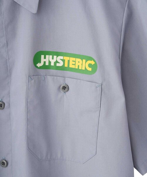 HYSTERIC GLAMOUR(ヒステリックグラマー)の「HYSTERIC WAY エンジニアシャツ(シャツ/ブラウス・メンズ・ホワイト/ブラック/グレー・SMALL/MEDIUM/LARGE/X-LARGE)」の5枚目の写真