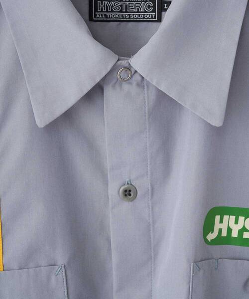 HYSTERIC GLAMOUR(ヒステリックグラマー)の「HYSTERIC WAY エンジニアシャツ(シャツ/ブラウス・メンズ・ホワイト/ブラック/グレー・SMALL/MEDIUM/LARGE/X-LARGE)」の6枚目の写真