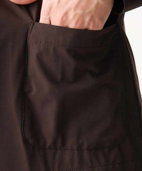 MK MICHEL KLEIN HOMME (エムケーミッシェルクランオム)の「【セットアップ対応】ノーカラーカーディガンジャケット/ニュートラルストレッチ(カーディガン/ボレロ・メンズ・ブラック/ライトブラウン・48/51/46)」の10枚目の写真