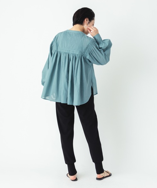 ever closet(エバークローゼット)の「インド綿 シアーブラウス(シャツ/ブラウス・レディース・ブルー/ブラウン/ピンク・F)」の7枚目の写真