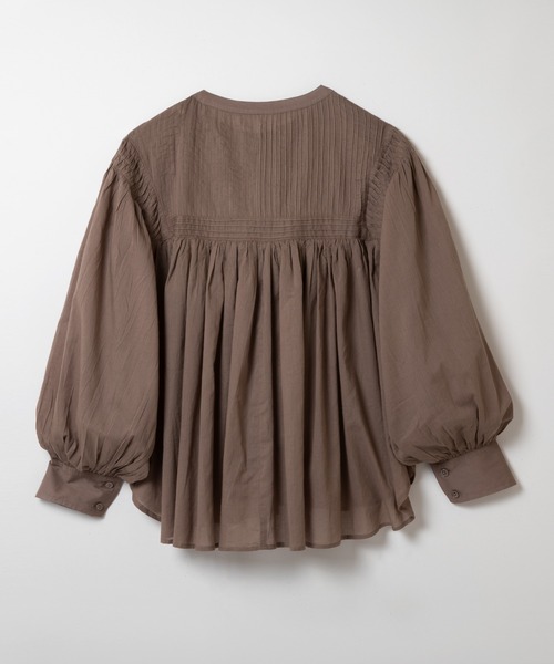 ever closet(エバークローゼット)の「インド綿 シアーブラウス(シャツ/ブラウス・レディース・ブルー/ブラウン/ピンク・F)」の11枚目の写真