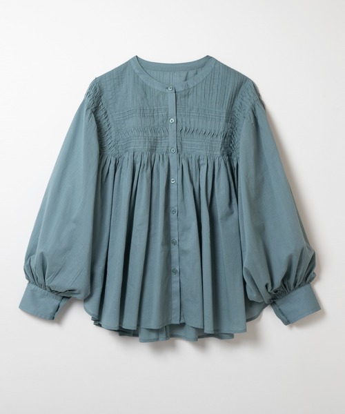 ever closet(エバークローゼット)の「インド綿 シアーブラウス(シャツ/ブラウス・レディース・ブルー/ブラウン/ピンク・F)」の12枚目の写真