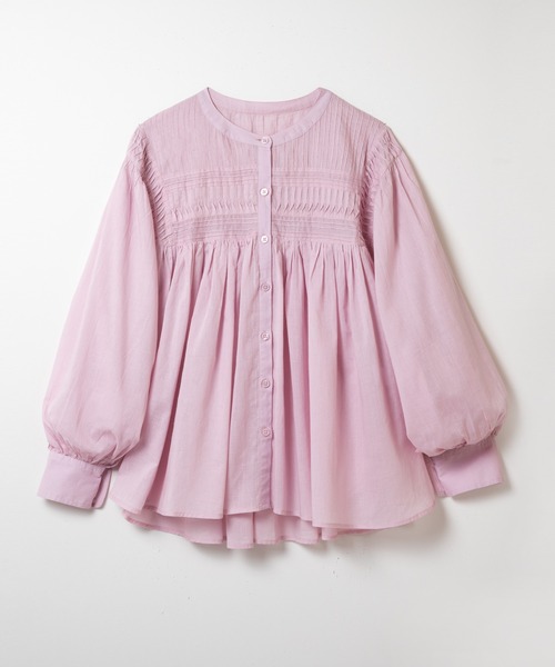 ever closet(エバークローゼット)の「インド綿 シアーブラウス(シャツ/ブラウス・レディース・ブルー/ブラウン/ピンク・F)」の14枚目の写真