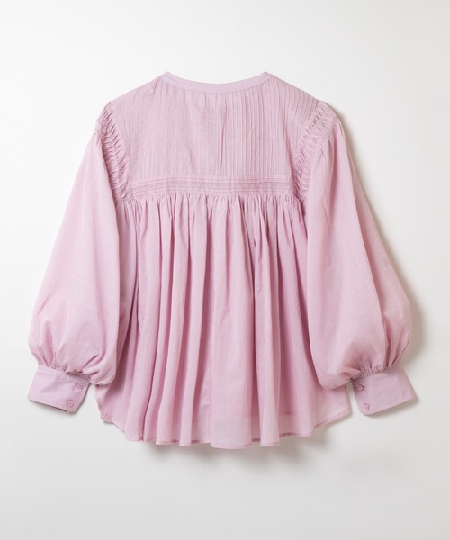 ever closet(エバークローゼット)の「インド綿 シアーブラウス(シャツ/ブラウス・レディース・ブルー/ブラウン/ピンク・F)」の15枚目の写真