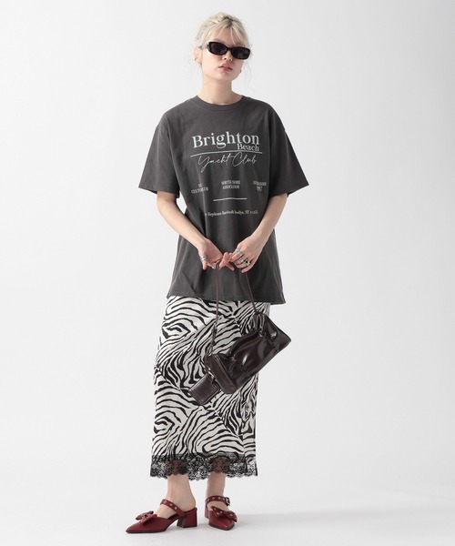 FOREVER 21（フォーエバー トゥエンティーワン）の「【2025SS】アソートピグメントグラフィックＴシャツ（Tシャツ/カットソー・レディース・グレー系その他/グレー/オフホワイト/グレー系その他2・FREE）」の9枚目の写真