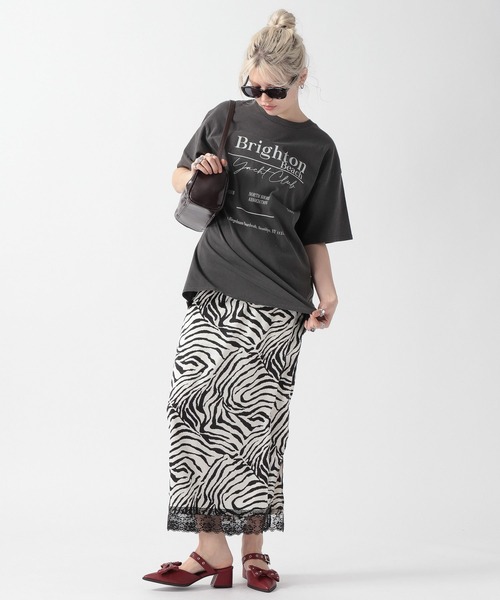 FOREVER 21（フォーエバー トゥエンティーワン）の「【2025SS】アソートピグメントグラフィックＴシャツ（Tシャツ/カットソー・レディース・グレー系その他/グレー/オフホワイト/グレー系その他2・FREE）」の8枚目の写真