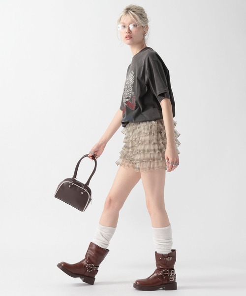 FOREVER 21（フォーエバー トゥエンティーワン）の「【2025SS】アソートピグメントグラフィックＴシャツ（Tシャツ/カットソー・レディース・グレー系その他/グレー/オフホワイト/グレー系その他2・FREE）」の14枚目の写真