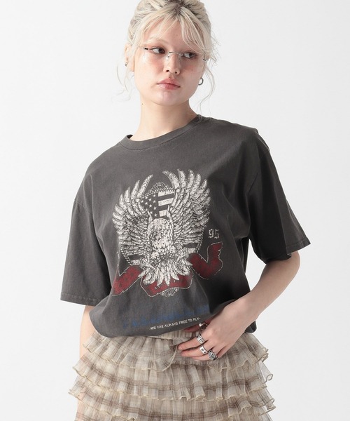 FOREVER 21（フォーエバー トゥエンティーワン）の「【2025SS】アソートピグメントグラフィックＴシャツ（Tシャツ/カットソー・レディース・グレー系その他/グレー/オフホワイト/グレー系その他2・FREE）」の13枚目の写真