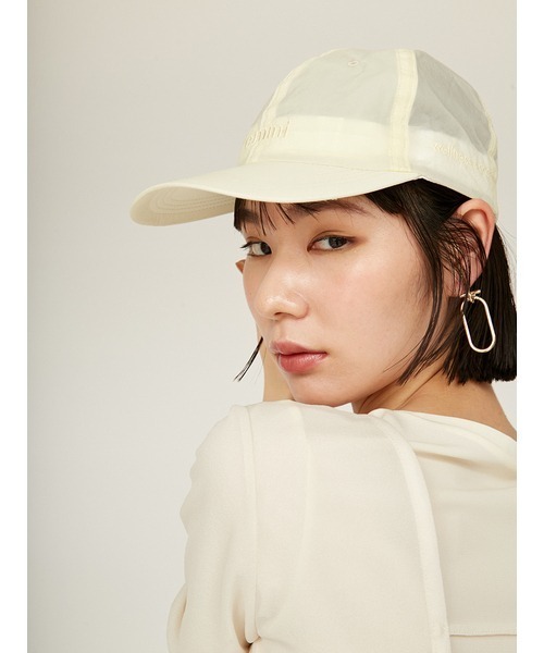 emmi（エミ）の「emmiロゴシアーキャップ（ハット・レディース・イエロー/ライトグレー/ブラック・FREE）」の3枚目の写真