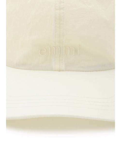 emmi（エミ）の「emmiロゴシアーキャップ（ハット・レディース・イエロー/ライトグレー/ブラック・FREE）」の18枚目の写真