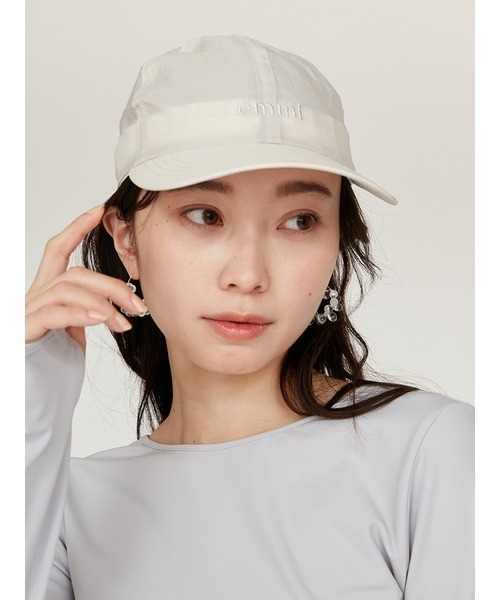 emmi（エミ）の「emmiロゴシアーキャップ（ハット・レディース・イエロー/ライトグレー/ブラック・FREE）」の7枚目の写真