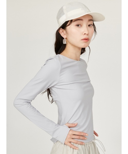 emmi（エミ）の「emmiロゴシアーキャップ（ハット・レディース・イエロー/ライトグレー/ブラック・FREE）」の8枚目の写真