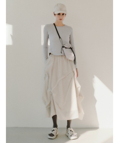 emmi（エミ）の「emmiロゴシアーキャップ（ハット・レディース・イエロー/ライトグレー/ブラック・FREE）」の5枚目の写真