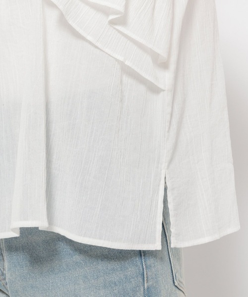 LOWRYS FARM(ローリーズファーム)の「アシメフリルギャザーSS 322948(シャツ/ブラウス・レディース・ホワイト/ブラウン/ブラック/その他・FREE)」の17枚目の写真