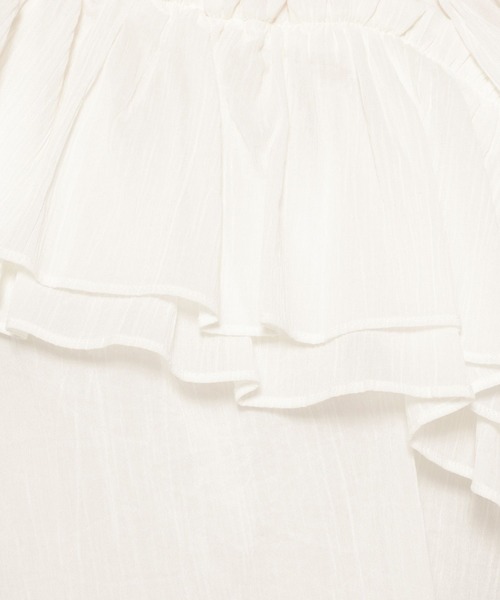 LOWRYS FARM(ローリーズファーム)の「アシメフリルギャザーSS 322948(シャツ/ブラウス・レディース・ホワイト/ブラウン/ブラック/その他・FREE)」の19枚目の写真