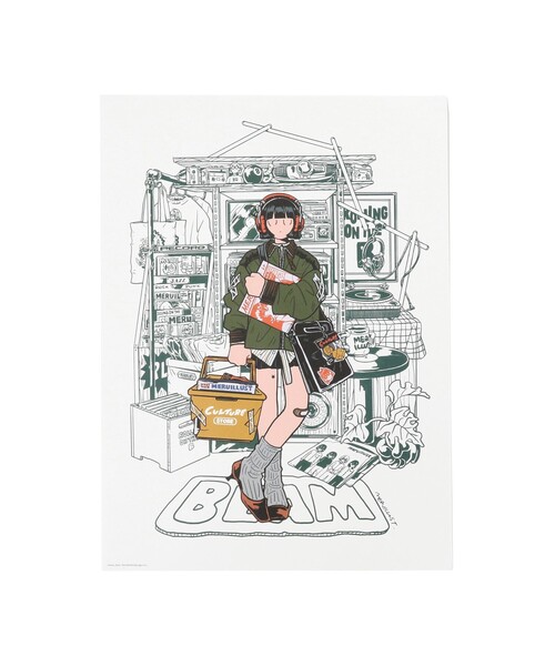 TOKYO CULTUART by BEAMS（トウキョウカルチャートバイビームス）の「meru / B3 POSTER（ポスター/アート・レディース・その他1/その他・ONE SIZE）」の2枚目の写真