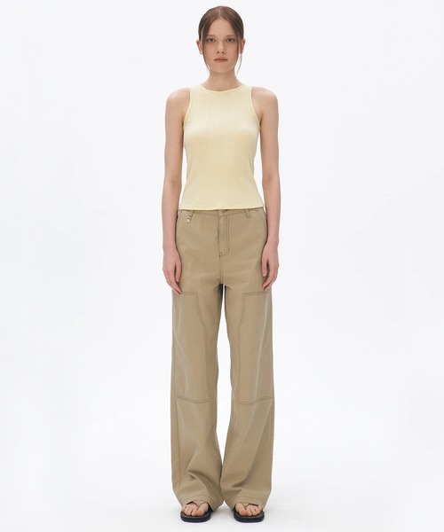タンクトップ ノースリーブ KUME/クメ Basic Tank Top タンクトップ レディース KUME タンクトップ ノースリーブ KUME/クメ Basic Tank Top
