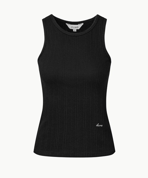 KUME(クメ)の「KUME/クメ Basic Tank Top タンクトップ 秋物 秋服 2026年秋冬(タンクトップ・レディース・ブラック/ライトイエロー/ホワイト・M)」の13枚目の写真