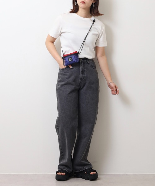 WILD THINGS（ワイルドシングス）の「WILD THINGS コーデュラ リップ ナイロン ミニショルダーポーチ（ショルダーバッグ・メンズ・グリーン/パープル/ブラック/ブルー・FREE）」の10枚目の写真