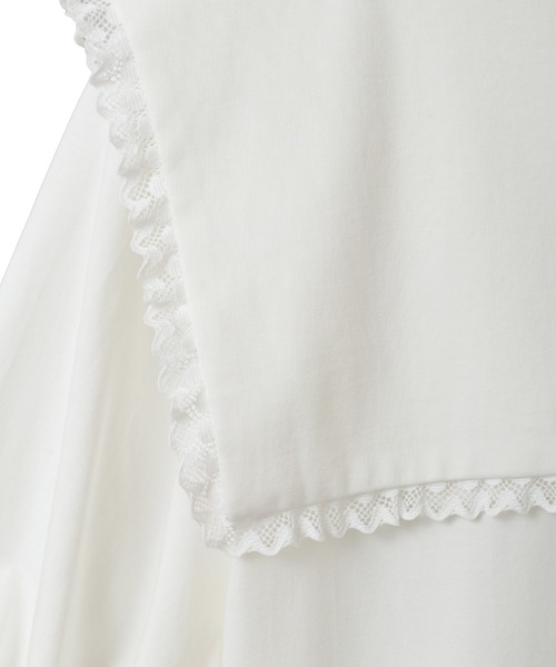 Candy Stripper(キャンディストリッパー)の「SAILOR COLLAR トップス(Tシャツ/カットソー・レディース・オフホワイト/レッド/ブラック・FREE)」の12枚目の写真