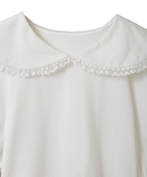 Candy Stripper(キャンディストリッパー)の「SAILOR COLLAR トップス(Tシャツ/カットソー・レディース・オフホワイト/レッド/ブラック・FREE)」の9枚目の写真