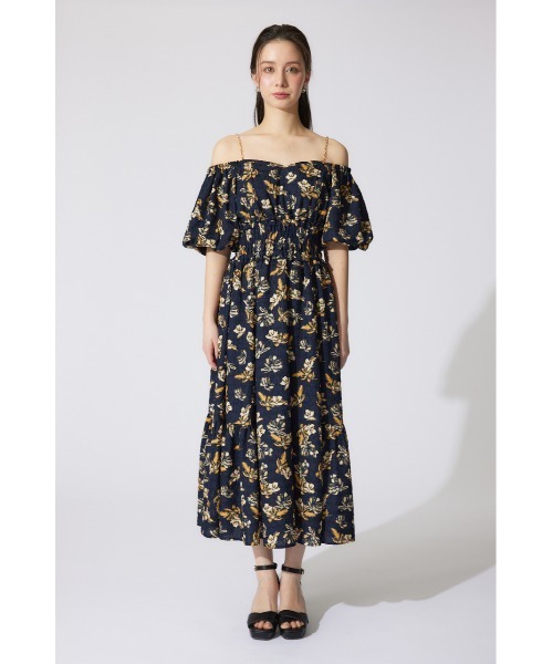 rienda(リエンダ)の「バルーンスリーブフレアワンピース 夏服 半袖(ワンピース・レディース・ブルー系その他3/ブラック系その他/ピンク・SMALL/MEDIUM)」の14枚目の写真