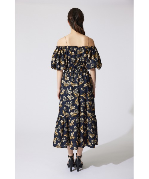 rienda(リエンダ)の「バルーンスリーブフレアワンピース 夏服 半袖(ワンピース・レディース・ブルー系その他3/ブラック系その他/ピンク・SMALL/MEDIUM)」の16枚目の写真
