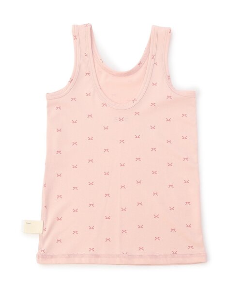 apres les cours（アプレレクール）の「【WEB限定/ジュニア対応】ひんやりメッシュ深あきインナータンク（インナーウェア/肌着・キッズ・ブラック/オフホワイト/ベージュ/パープル/ネイビー/ピンク・90/100/110/120/80/130/140）」の21枚目の写真