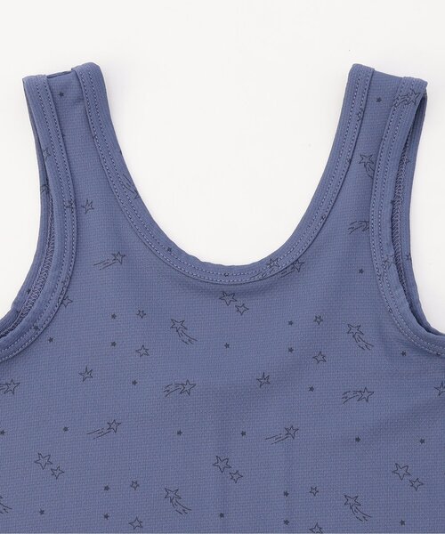 apres les cours（アプレレクール）の「【WEB限定/ジュニア対応】ひんやりメッシュ深あきインナータンク（インナーウェア/肌着・キッズ・ブラック/オフホワイト/ベージュ/パープル/ネイビー/ピンク・90/100/110/120/80/130/140）」の19枚目の写真