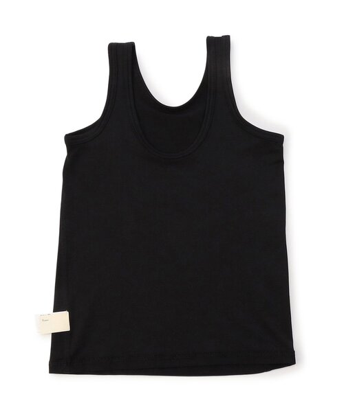 apres les cours（アプレレクール）の「【WEB限定/ジュニア対応】ひんやりメッシュ深あきインナータンク（インナーウェア/肌着・キッズ・ブラック/オフホワイト/ベージュ/パープル/ネイビー/ピンク・90/100/110/120/80/130/140）」の8枚目の写真