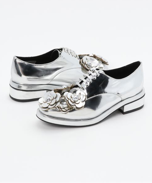 Jeffrey Campbell(ジェフリーキャンベル)の「フラワートラッドシューズ(パンプス・レディース・ブルー/シルバー・36/37/38/35)」の12枚目の写真