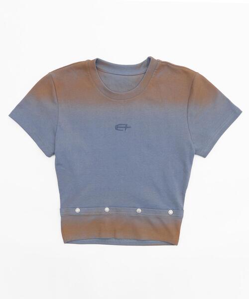 dispark（ディスパーク）の「DISPARK/スタッズグラデピチT（Tシャツ/カットソー・レディース・ブルー/ホワイト・FREE）」の14枚目の写真